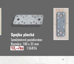 Spojka plochá
