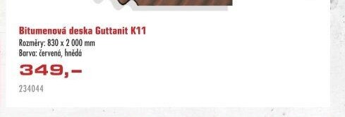 Bitumenová deska Guttanit K11 - UNI HOBBY akcniletaky.com