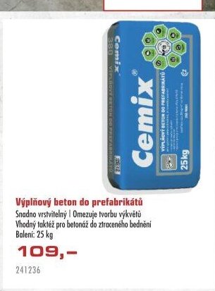 Výplňový beton do prefabrikátů - UNI HOBBY akcniletaky.com