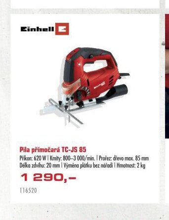 Pila přímočará TC-JS 85 - UNI HOBBY akcniletaky.com