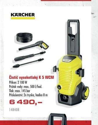 Čistič vysokotlaký K 5 WCM - UNI HOBBY akcniletaky.com