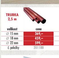 Trubka 2,5 m - UNI HOBBY akcniletaky.com