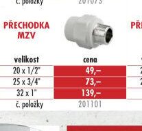 Přechodka MZV - UNI HOBBY akcniletaky.com