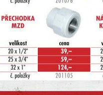 Přechodka MZD - UNI HOBBY akcniletaky.com