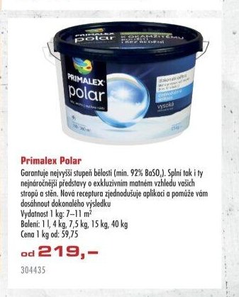 Primalex Polar - UNI HOBBY akcniletaky.com