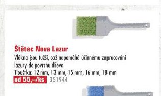 Štětec Nova Lazur - UNI HOBBY akcniletaky.com