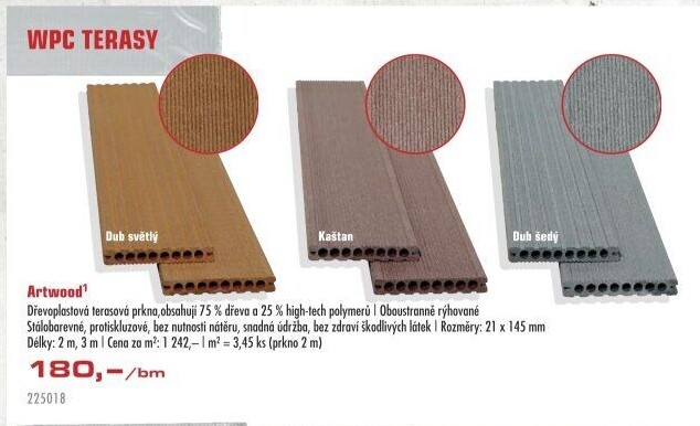 Terasové prkno WPC - UNI HOBBY akcniletaky.com