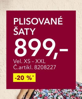 Plisované šaty