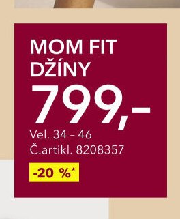 Mom fit džíny
