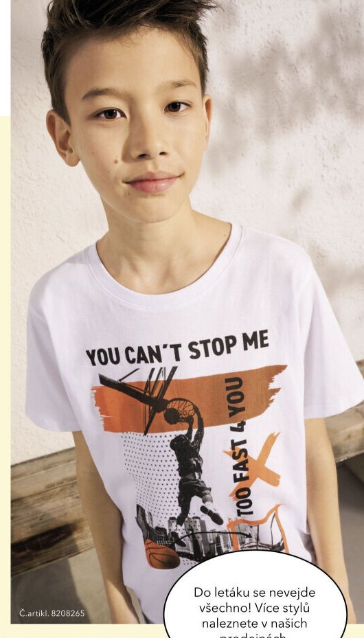 Dětské tričko s potiskem You Can't Stop Me
