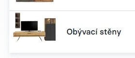 Obývací stěny