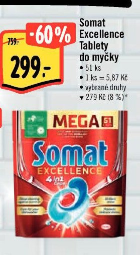 Somat Excellence Tablety do myčky