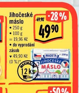 Jihočeské máslo