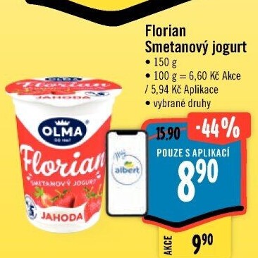 Jogurt smetanový Florian Olma