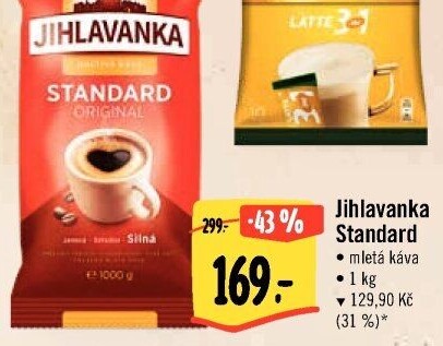 Mletá káva Standard Jihlavanka