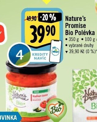 Polévky bio Nature'