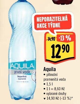 Přírodní voda Aquila