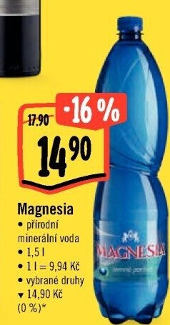 Přírodní voda Magnesia
