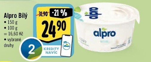 Sójový bílý jogurt Alpro