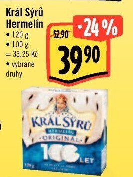 Sýr Hermelín Král sýrů