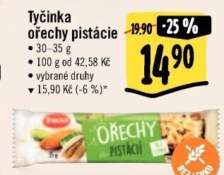 Tyčinka s ořechy Emco
