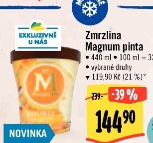 Zmrzlina v kelímku Magnum Algida