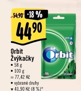 Žvýkačky Orbit