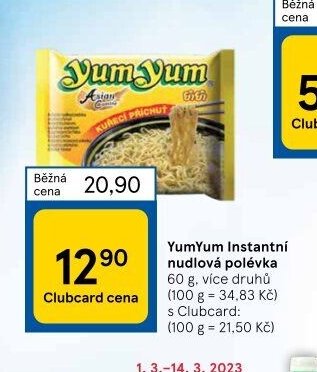 YumYum Instantní nudlová polévka