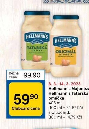 Hellmann's Majonéza / Hellmann's Tatarská omáčka