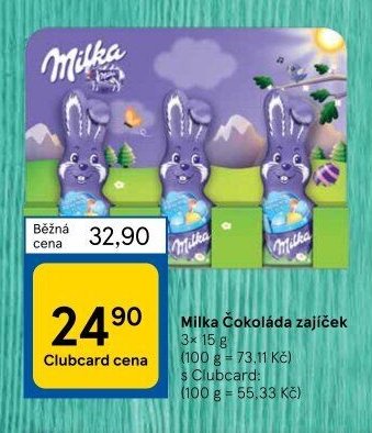 Milka Čokoláda zajíček