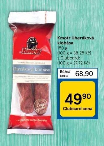 Kmotr Uheráková klobása