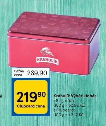 Krahulík Výběr klobás