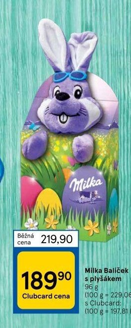 Milka Balíček s plyšákem 96 g