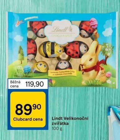 Lindt Velikonoční zvířátka 100 g