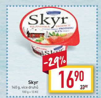 Dezert zakysaný ochucený Skyr Bohušovická mlékárna