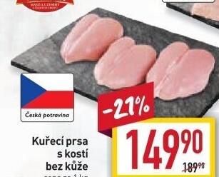 Kuřecí prsa s kostí Vocílka