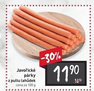 Párky javořické
