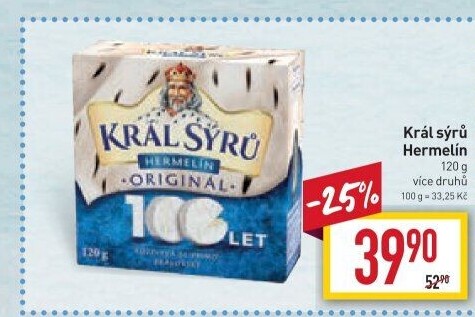 Sýr Hermelín Král sýrů