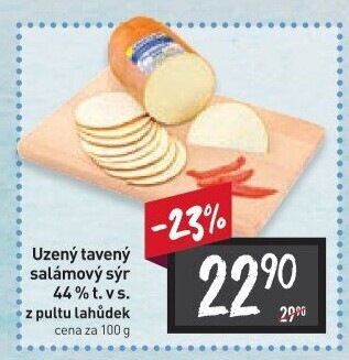 Sýr uzený salámový 44% Jihočeský Madeta