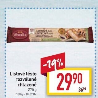 Těsto listové Wewalka