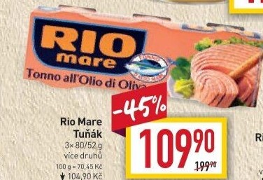 Tuňák Rio Mare
