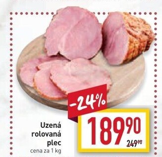 Uzená rolovaná plec