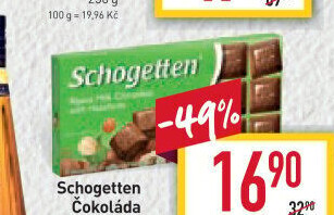 Čokoláda Schogetten Trumpf