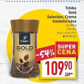 Instantní káva Tchibo Gold Selection