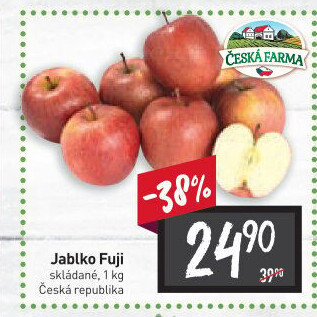 Jablka Fuji Česká Farma