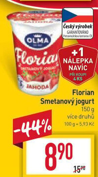 Jogurt smetanový Florian Olma