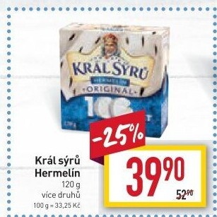 Sýr Hermelín Král sýrů