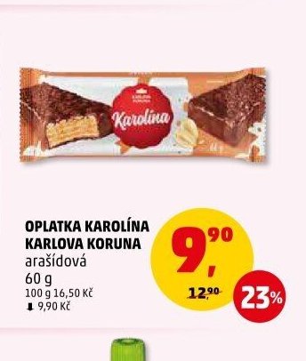 Oplatka Karolína Karlova Koruna