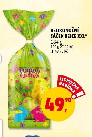 Velikonoční sáček vejce XXL