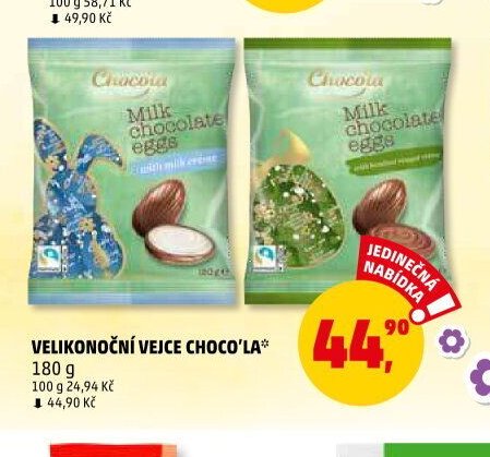 Velikonoční vejce Choco'la